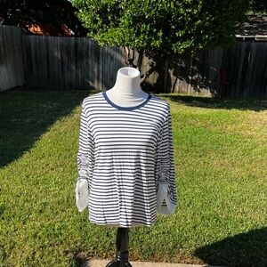 Brand New With Tags Kobi Halperin Long Sleeve Blouse Size L